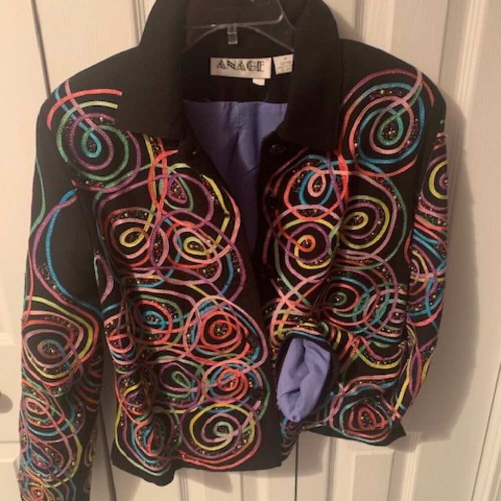 Artsy Multicolor Designer Jacket! - image 3